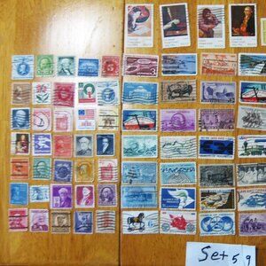 COPY - Lot Of 100 Assorted U.S. Stamps mostly from 1950 through 1981